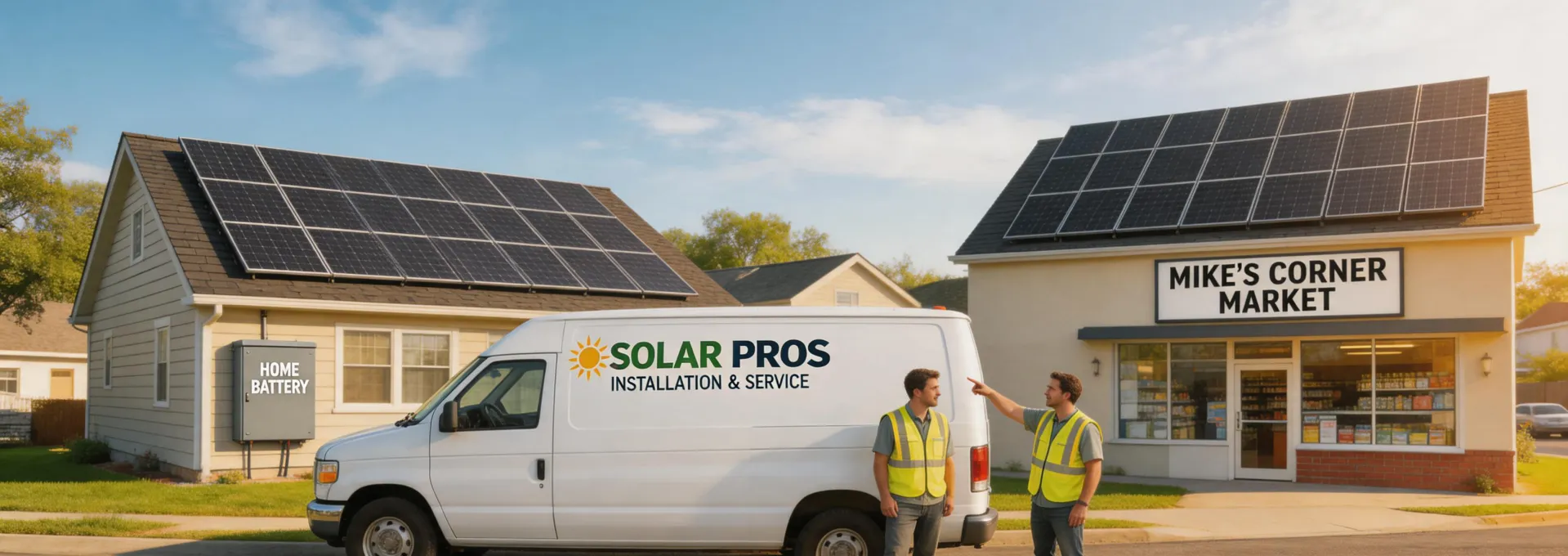 Solar applications across homes and small businesses